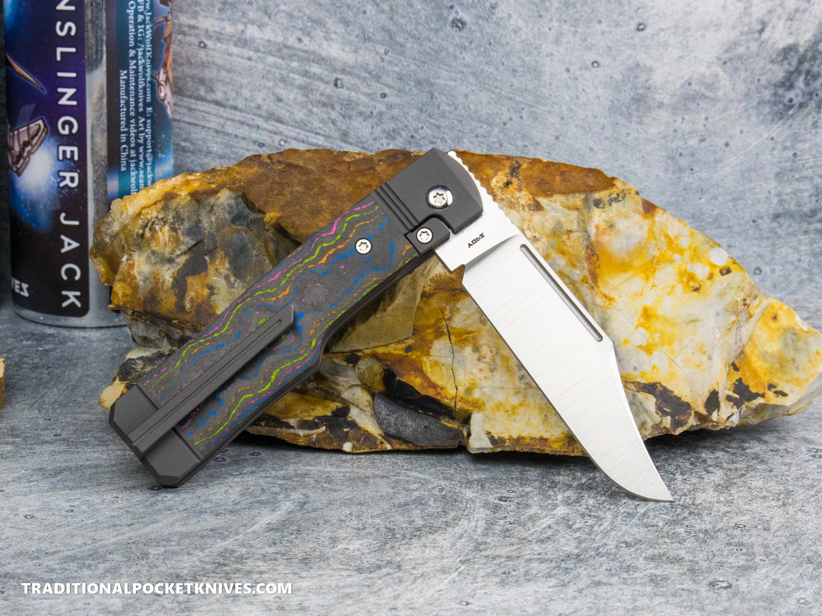Jack Wolf Knives Gunslinger Jack CamoCarbon 80's #16