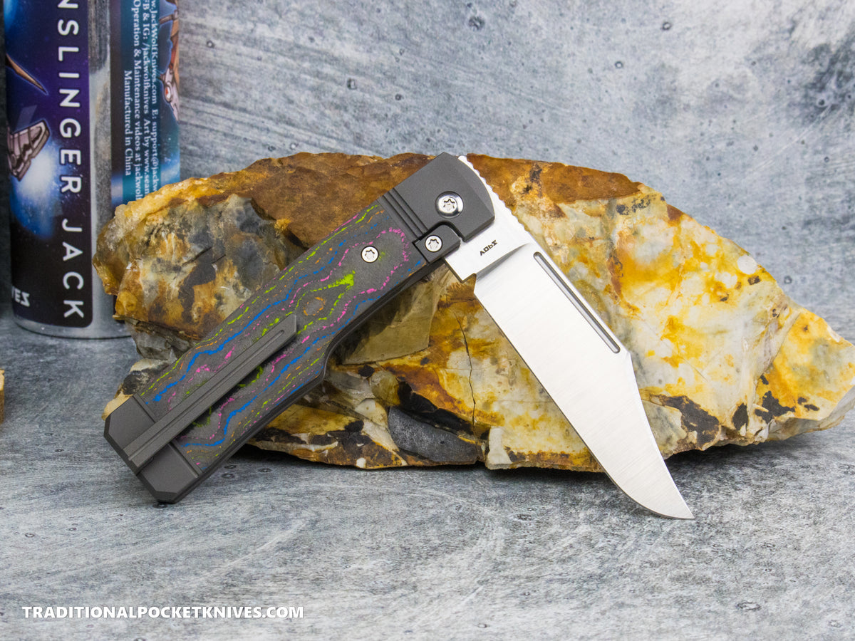 Jack Wolf Knives Gunslinger Jack CamoCarbon 80's #17