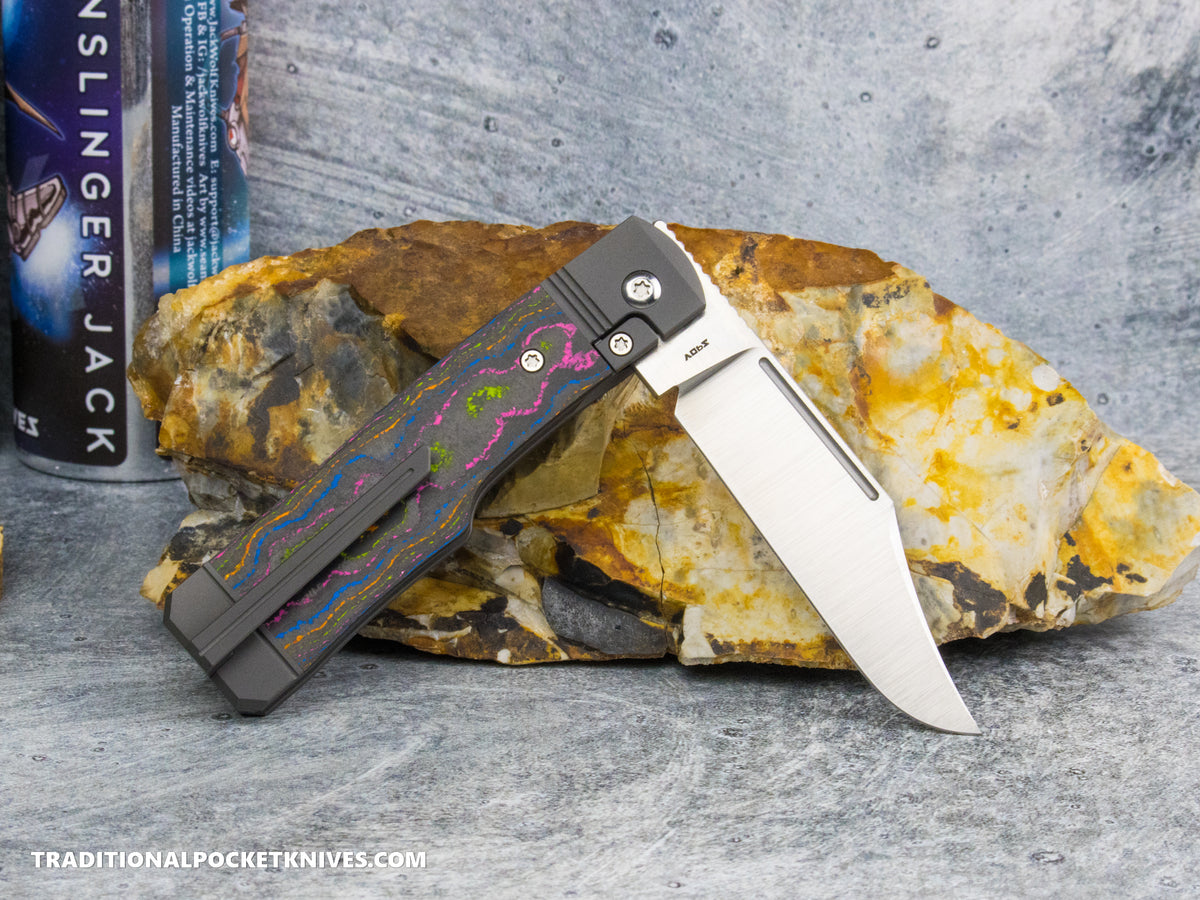 Jack Wolf Knives Gunslinger Jack CamoCarbon 80's #18