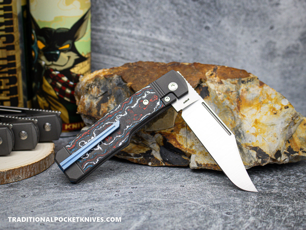 Jack Wolf Knives Gunslinger Jack Fat Carbon Nebula