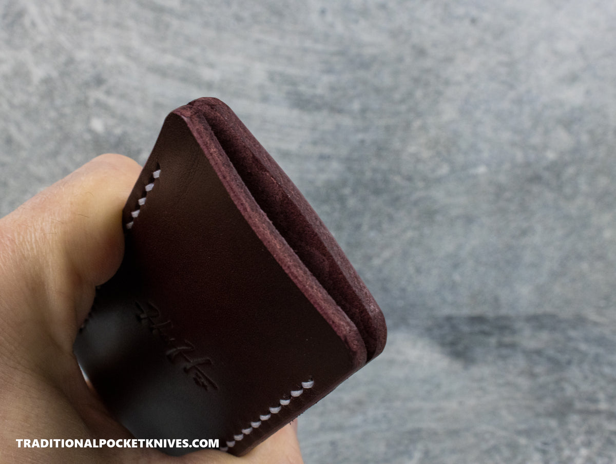 Hammer n' Hyde Leather Knife Slip - Bordeaux Buttero