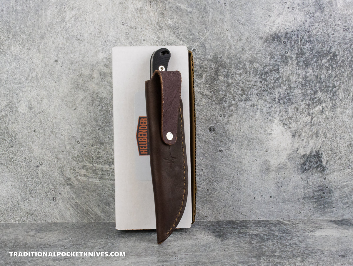 Hellbender Blade Co. Ranch Hand - Black G10 Tumbled Magnacut