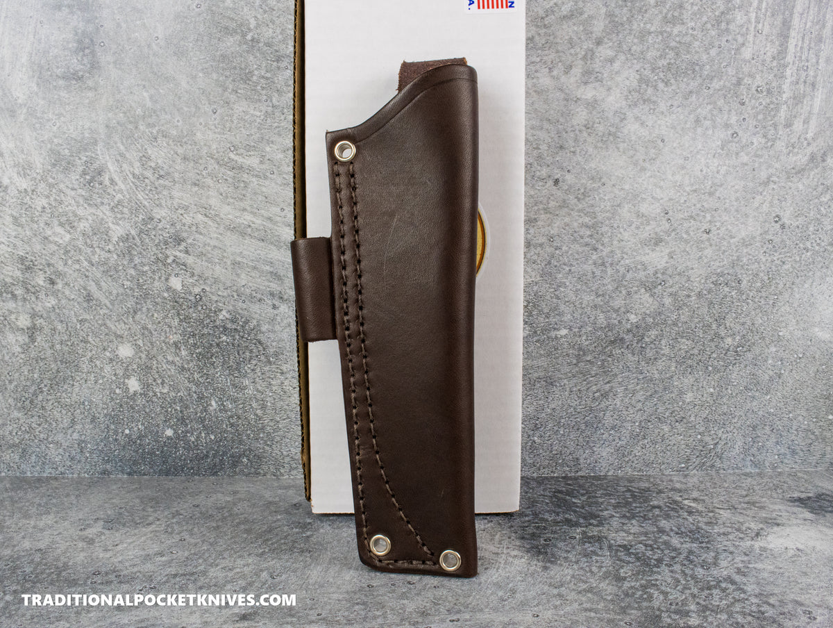 Hellbender Blade Co. Mudpup 5 - Burlap Micarta Coyote Cerakote Magnacut