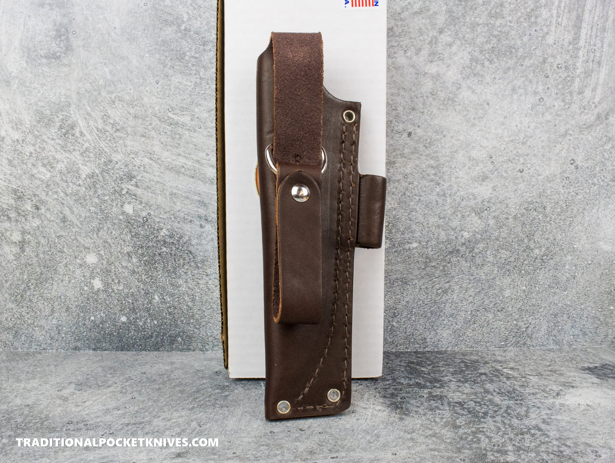 Hellbender Blade Co. Mudpup 5 - Burlap Micarta Coyote Cerakote Magnacut