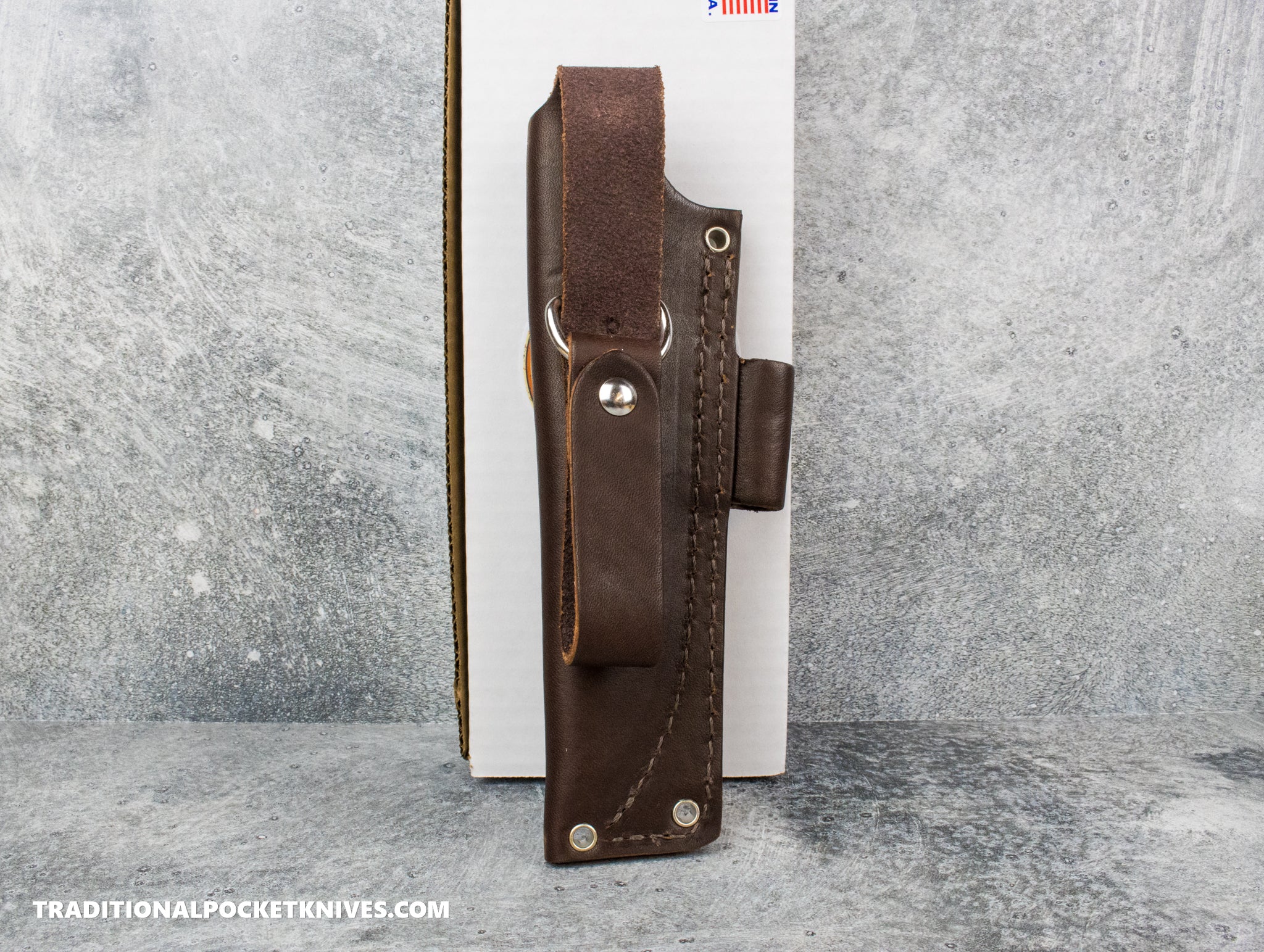 Hellbender Blade Co. Mudpup 5 - Burlap Micarta Coyote Cerakote