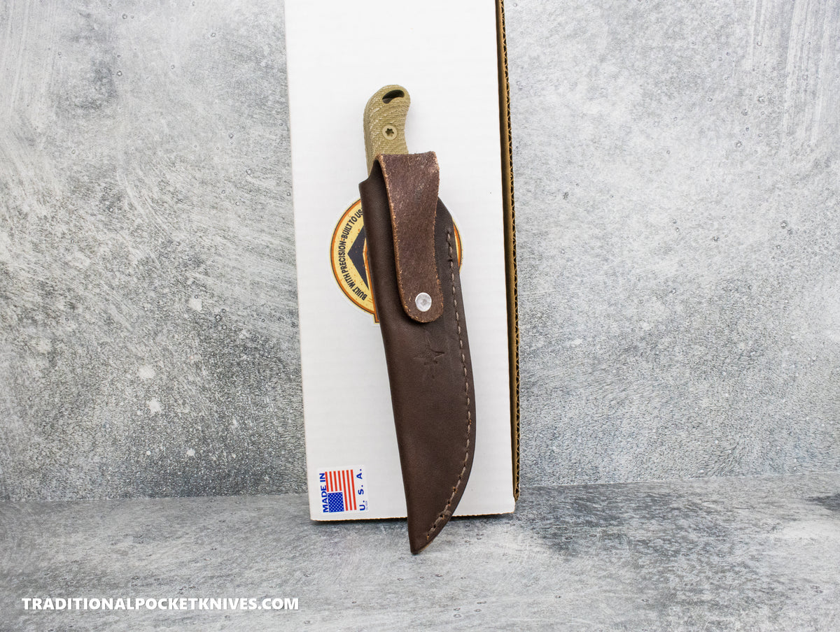 Hellbender Blade Co. Ranch Hand - OD Micarta Coyote Cerakote Magnacut
