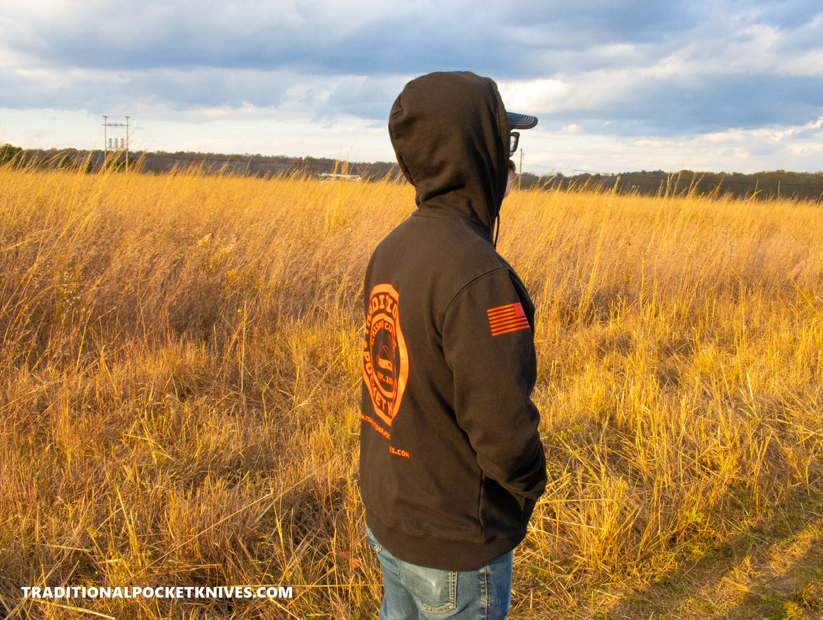 C. Risner Cutlery Premium Heavyweight Fleece Hoodie - Black / Red