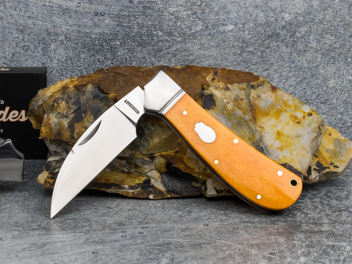 RoseCraft Blades Clinch River Swayback Bourbon Bone (RCT005-2026)