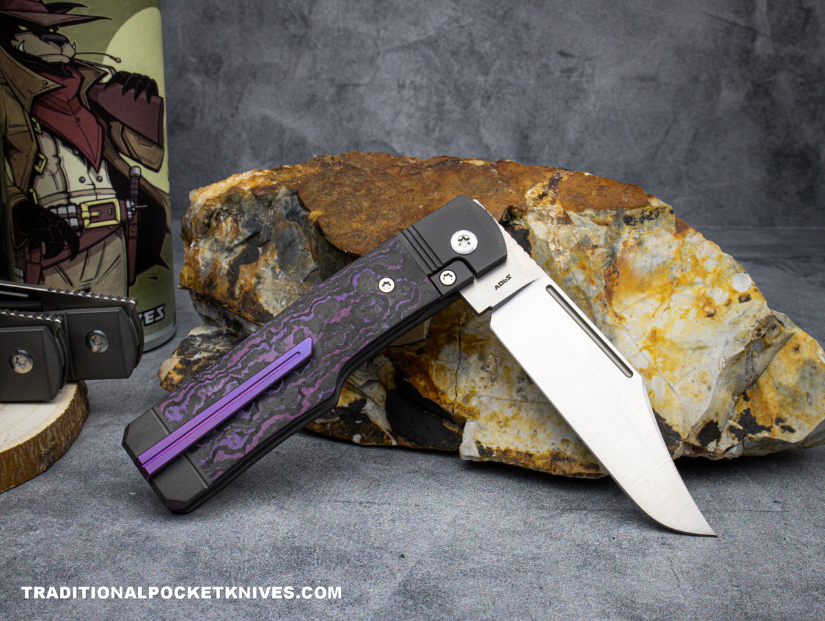 Jack Wolf Knives Gunslinger Jack Fat Carbon Purple Haze