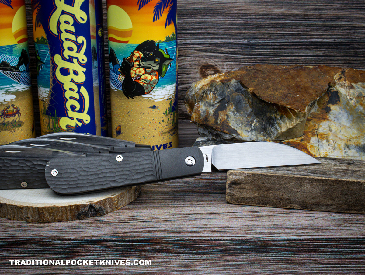 Jack Wolf Knives Laid Back Jack Jigged Titanium