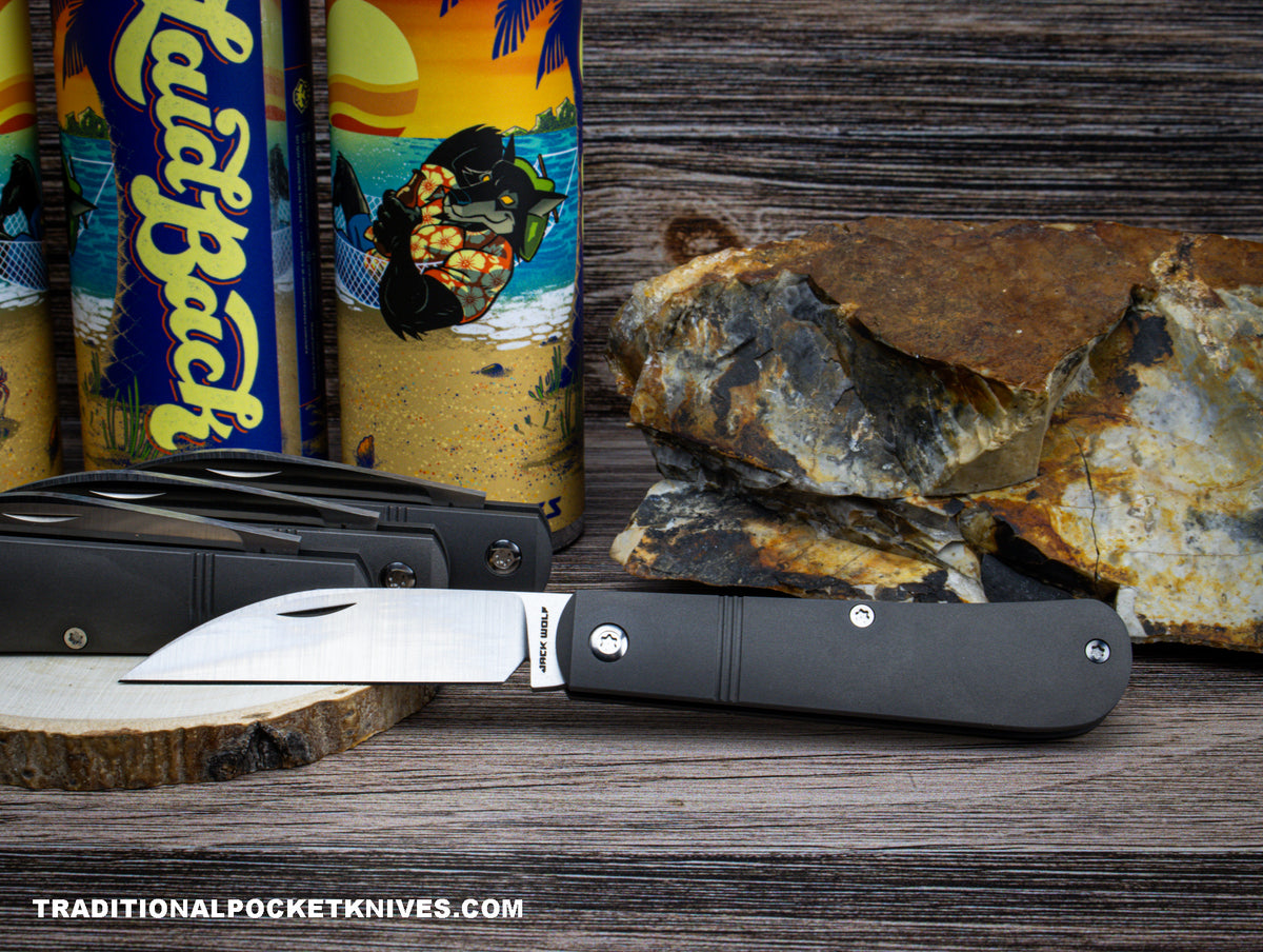 Jack Wolf Knives Laid Back Jack Smooth Titanium