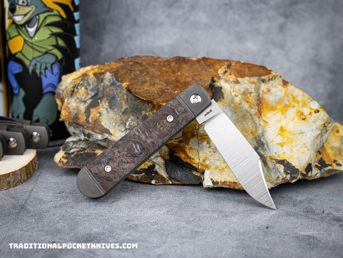 Jack Wolf Knives Little Bro Jack Fat Carbon Dark Matter Copper