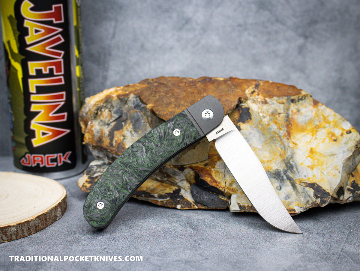 Jack Wolf Knives Javelina Jack Fat Carbon Dark Matter Green