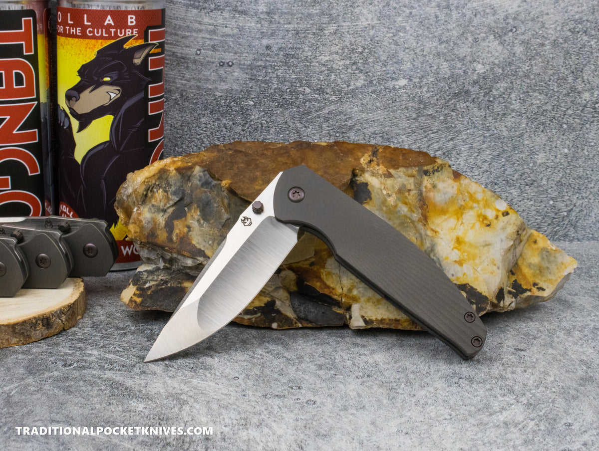 Jack Wolf Knives Tango Full Ti Sunburst - J.W. Kollab Series