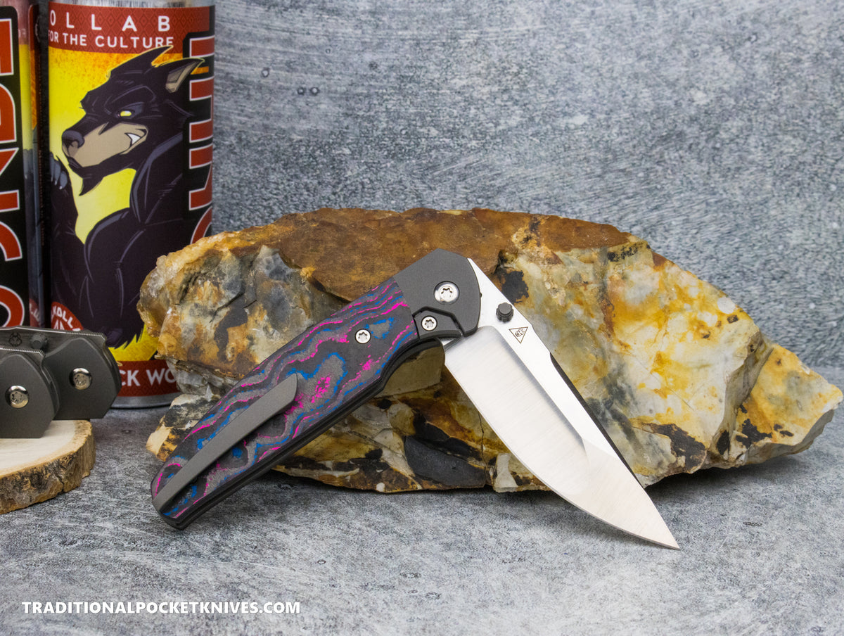 Jack Wolf Knives Tango CamoCarbon Miami - J.W. Kollab Series