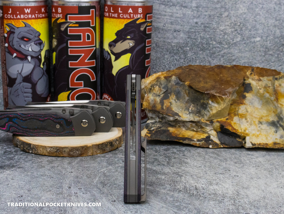 Jack Wolf Knives Tango CamoCarbon Miami - J.W. Kollab Series