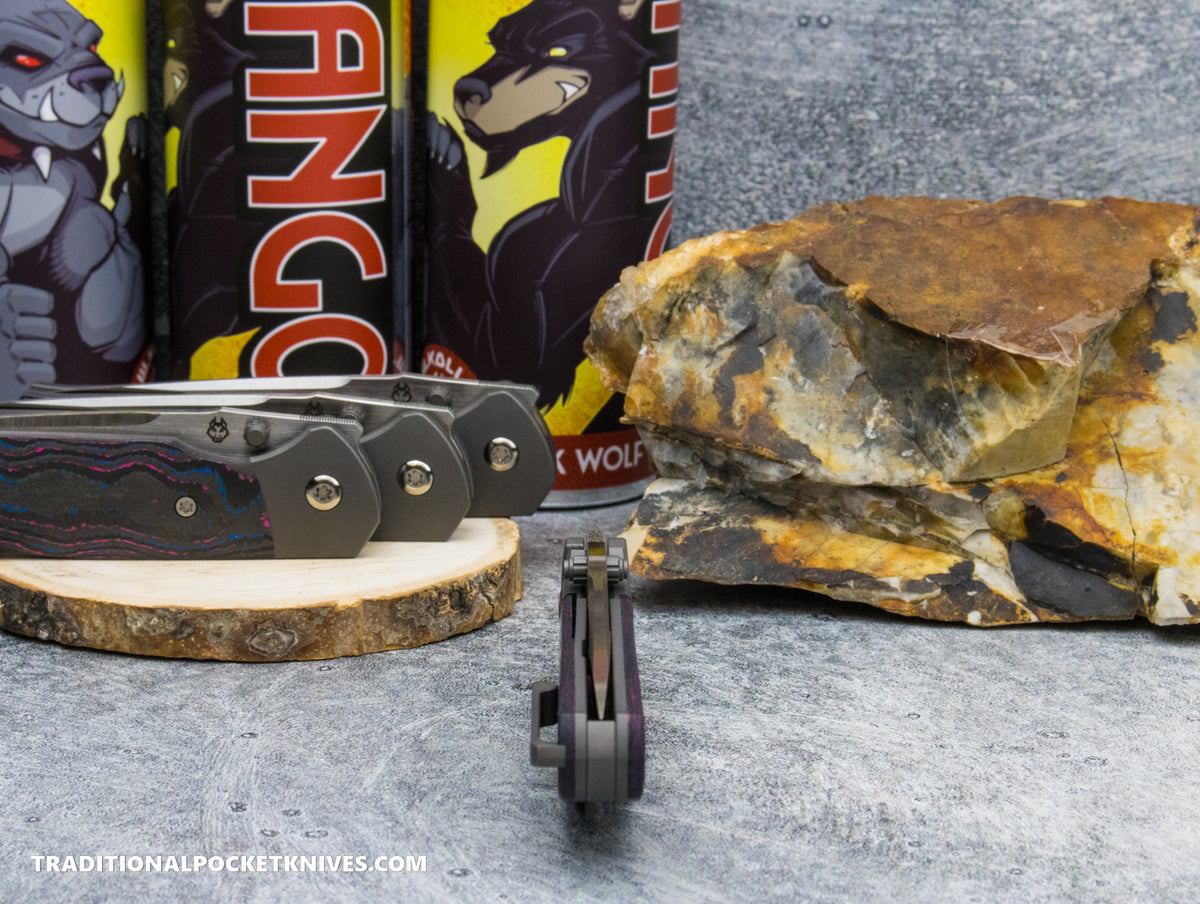 Jack Wolf Knives Tango CamoCarbon Miami - J.W. Kollab Series
