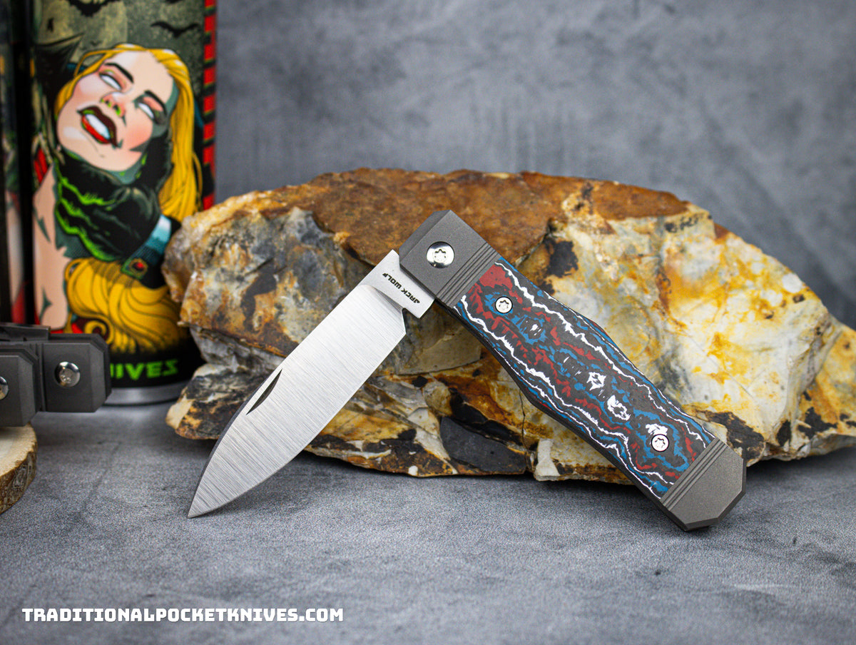 Jack Wolf Knives Vampire Jack Fat Carbon Nebula