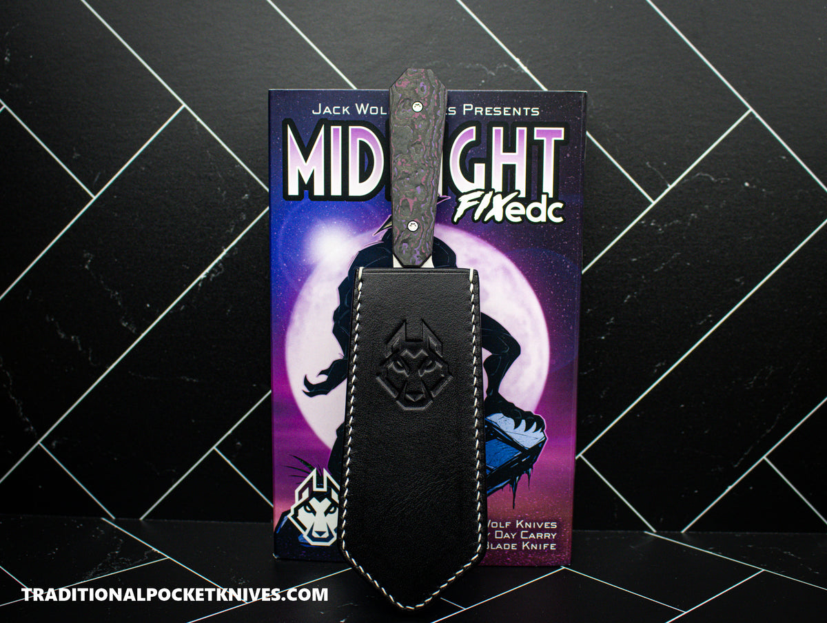Jack Wolf Knives Midnight FIXedc Fat Carbon Purple Haze