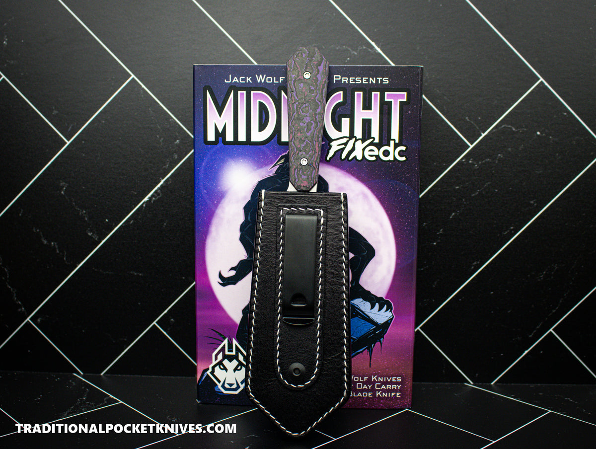 Jack Wolf Knives Midnight FIXedc Fat Carbon Purple Haze
