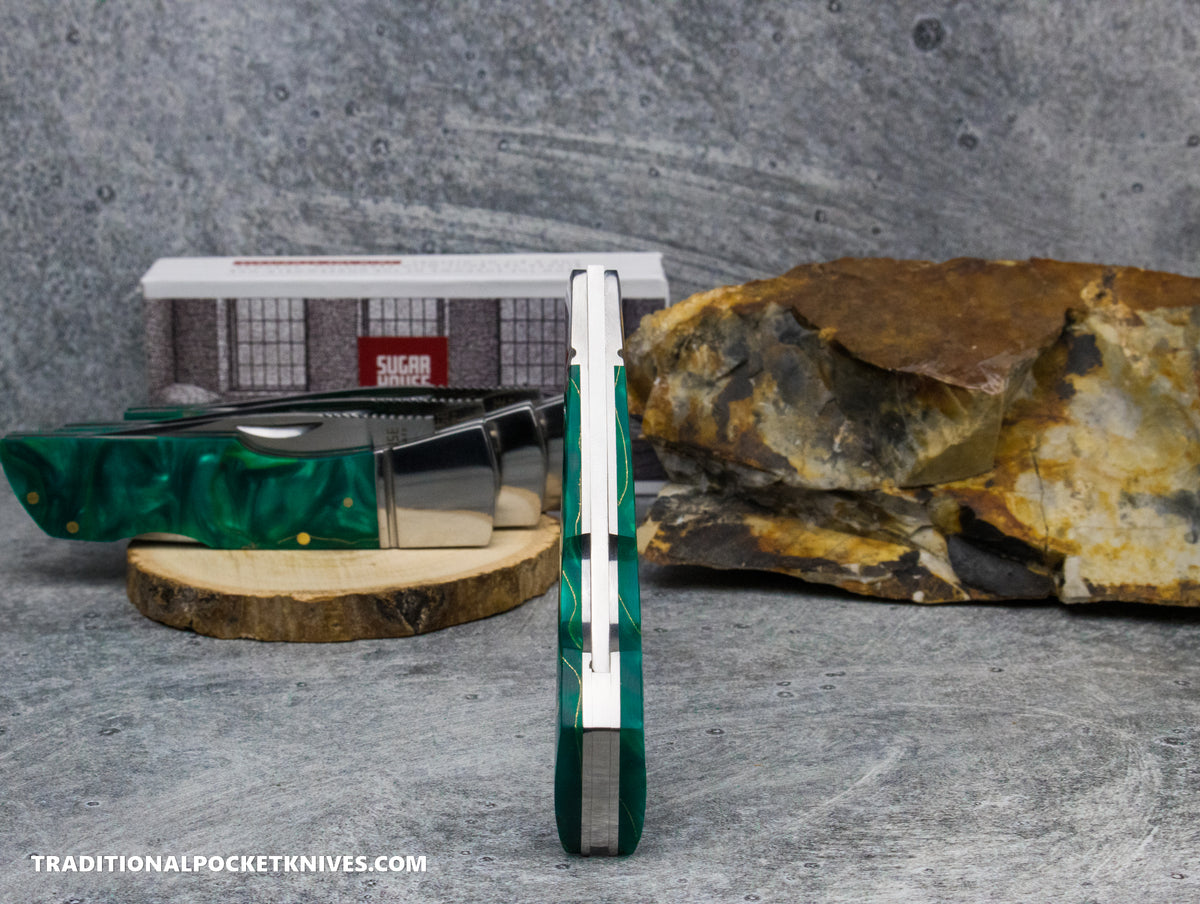 Finch Jackrabbit Mint Cream Resin - Sugar House Knife Syndicate Series