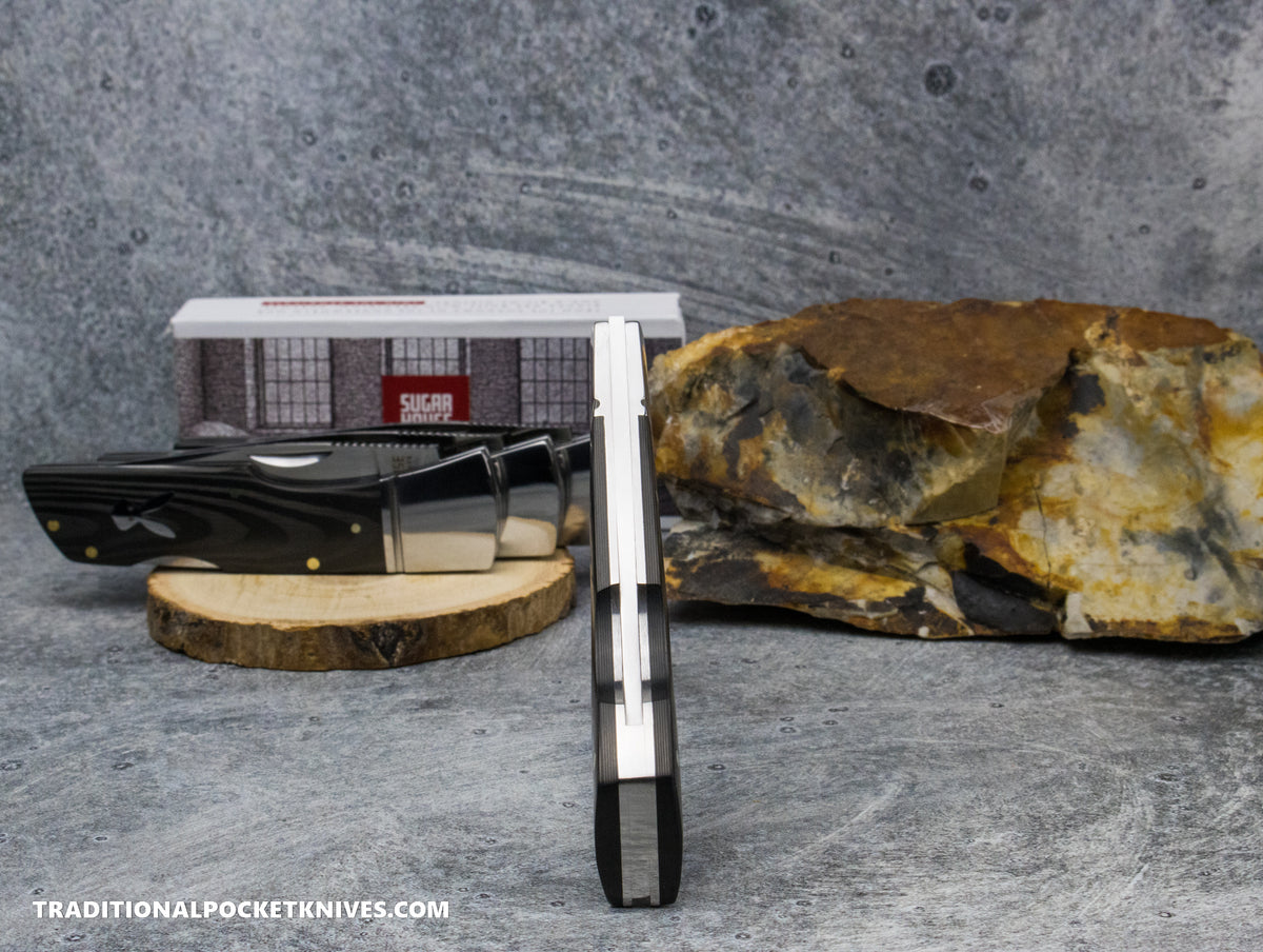 Finch Jackrabbit Jazz Stripes Carbon Fiber - Sugar House Knife Syndicate Series