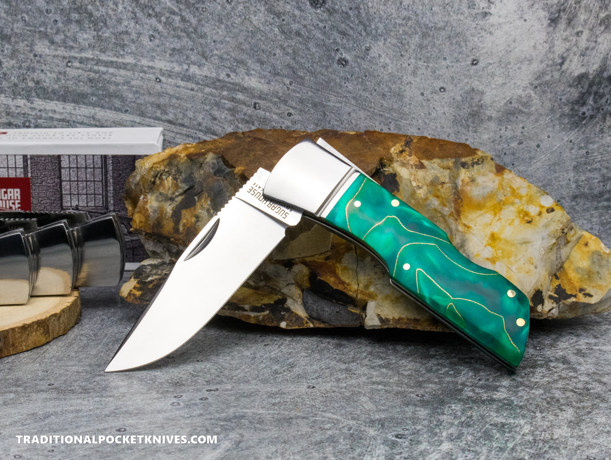 Finch Jackrabbit Mint Cream Resin - Sugar House Knife Syndicate Series