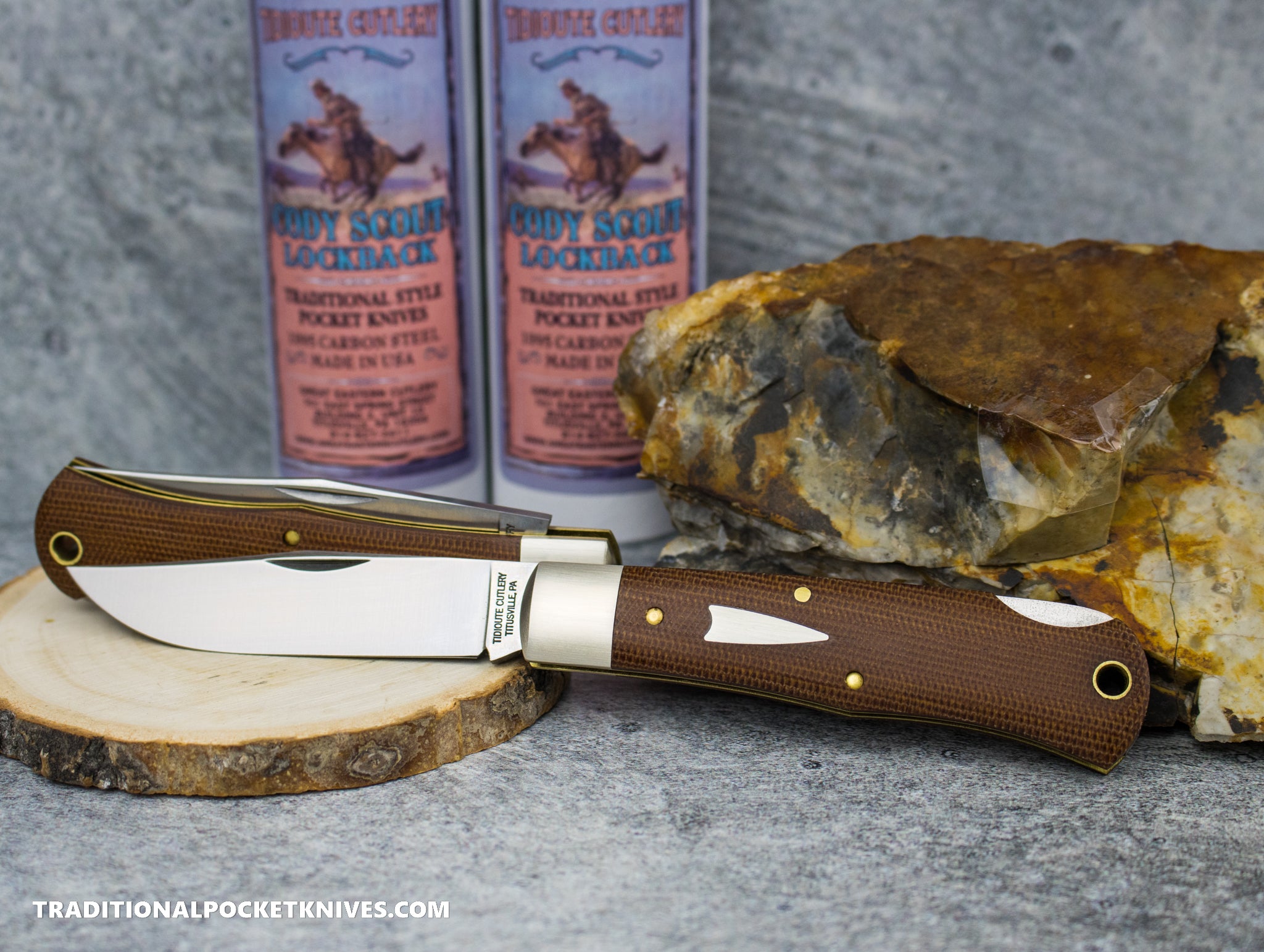 Great Eastern Cutlery #721123LB Tidioute Cutlery Cody Scout Lockback N ...