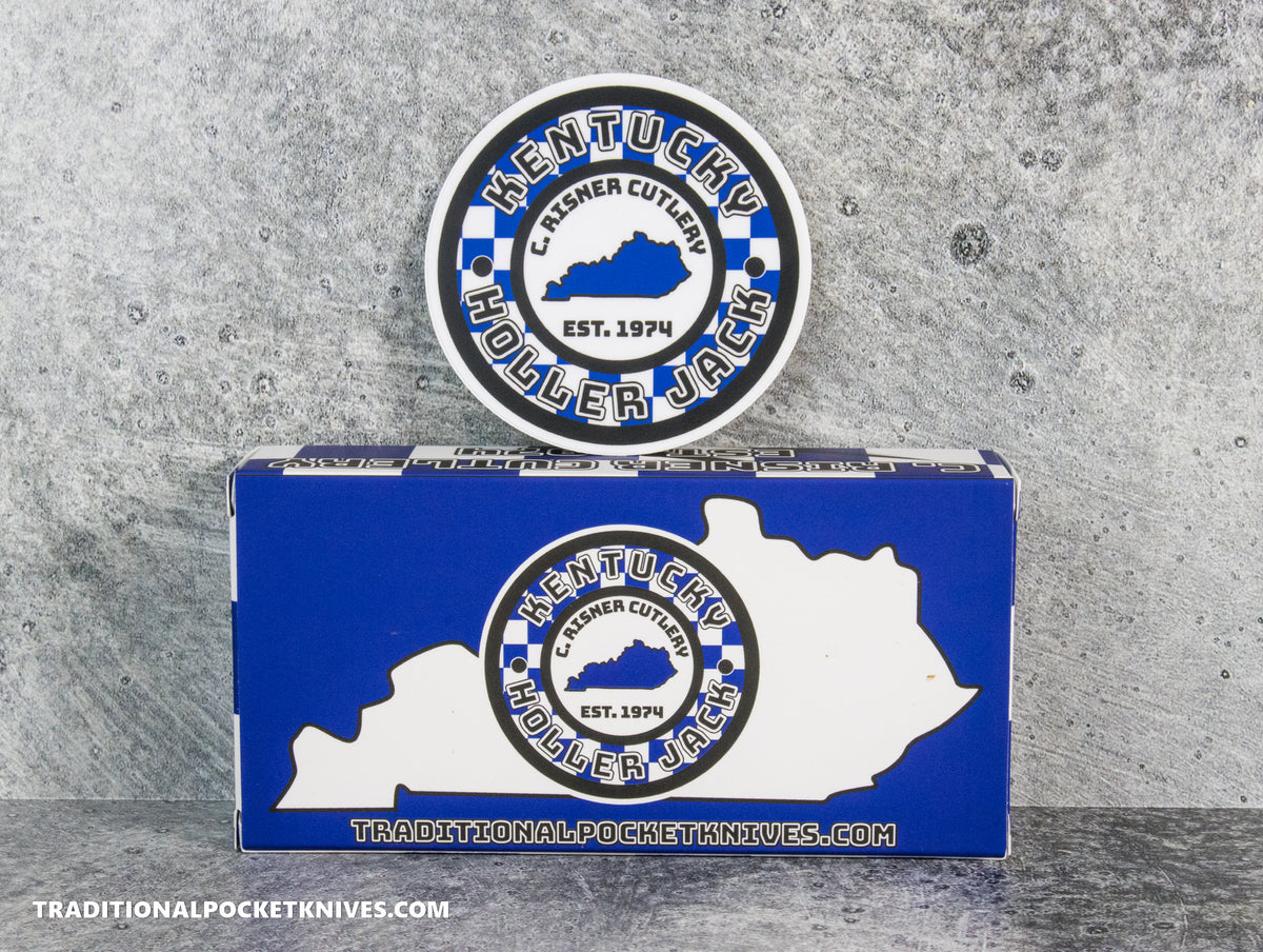 Kentucky Holler Jack: Smooth Blue Bone - Spearpoint 154CM