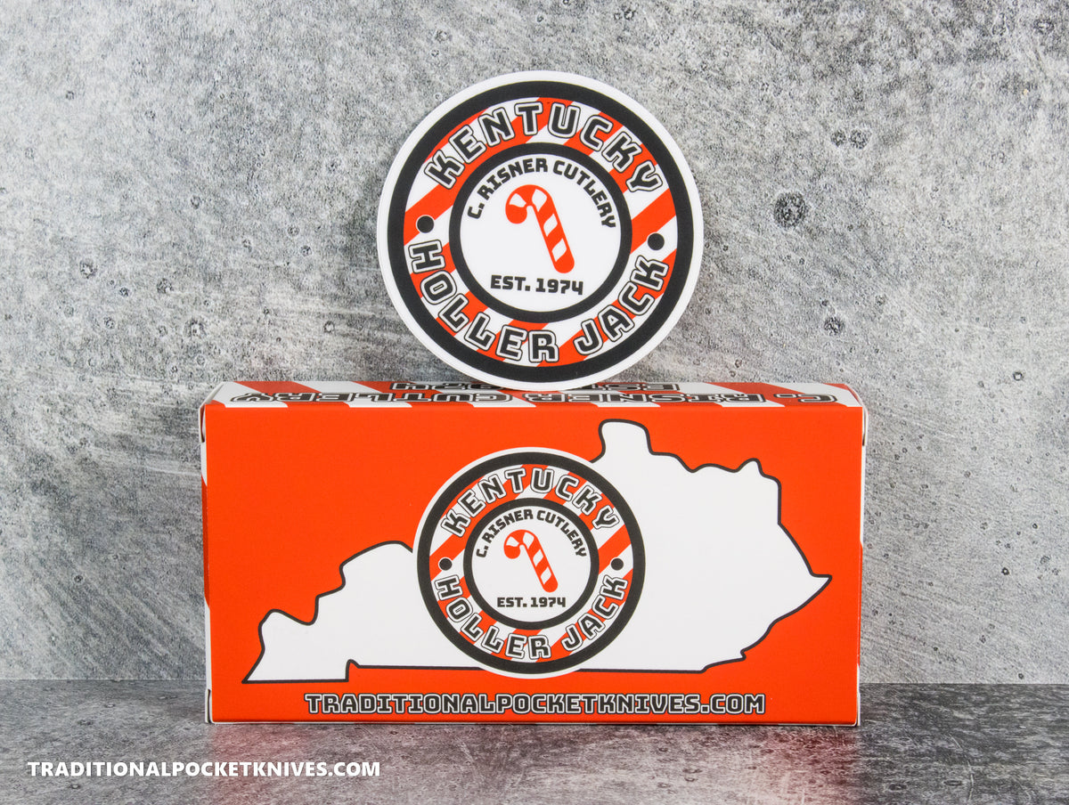 Kentucky Holler Jack: Candy Cane G10 - Spearpoint 154CM