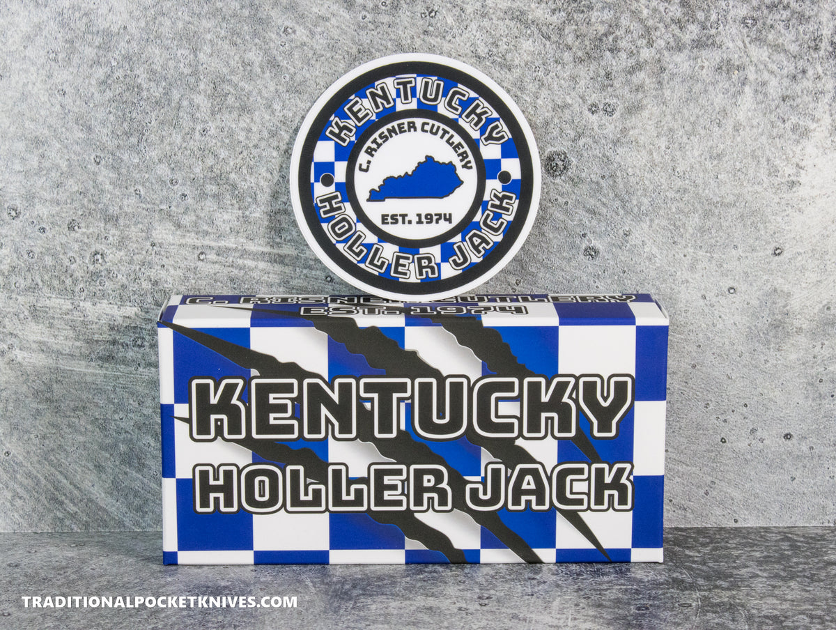 Kentucky Holler Jack: Smooth Blue Bone - Spearpoint 154CM