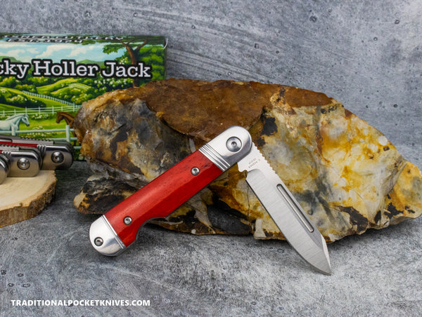 Kentucky Holler Jack: C. Risner Indian Head Smooth Red Speckled Bone ...