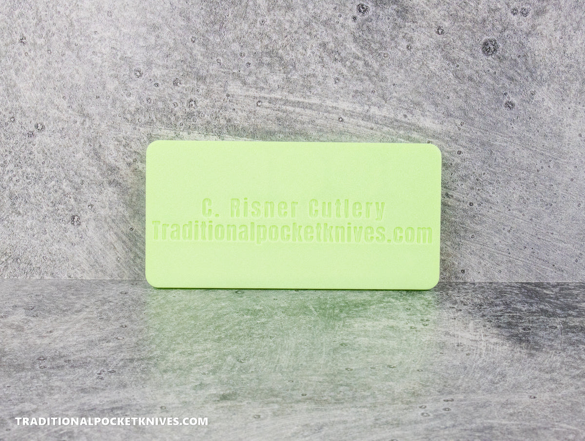 C. Risner Cutlery Cleaning Organizer Small Tray Glow in the Dark Green
