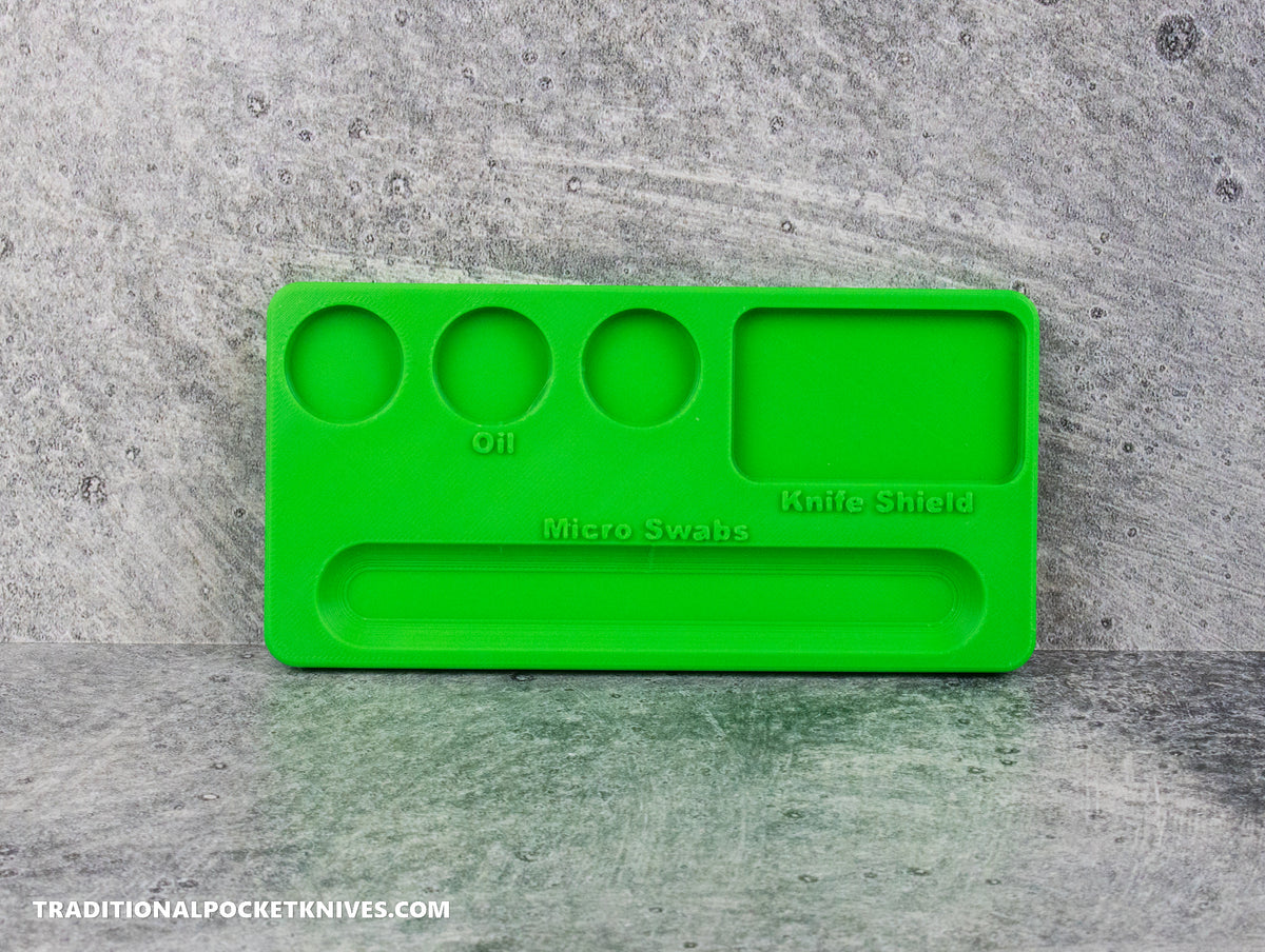 C. Risner Cutlery Cleaning Organizer Small Tray Green