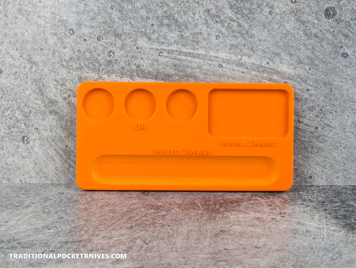 C. Risner Cutlery Cleaning Organizer Small Tray Orange