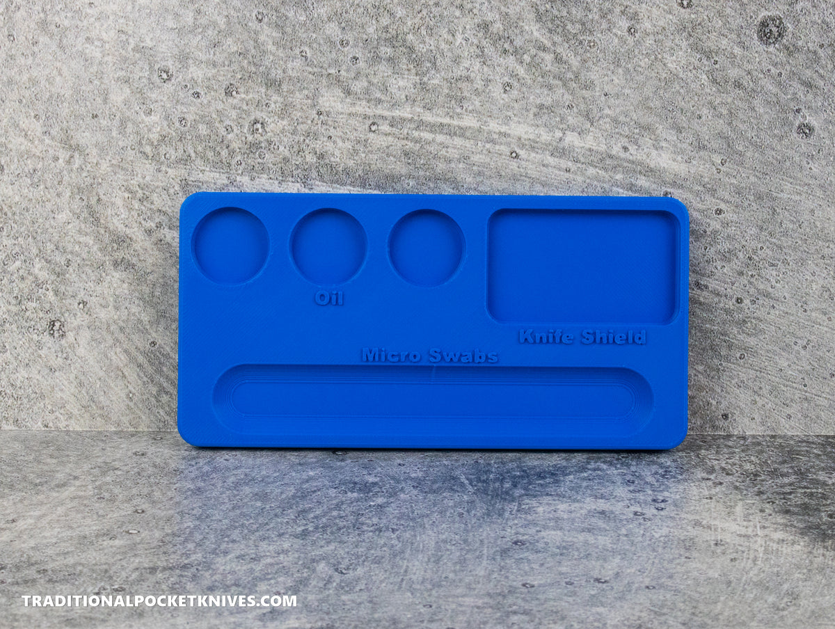 C. Risner Cutlery Cleaning Organizer Small Tray Blue