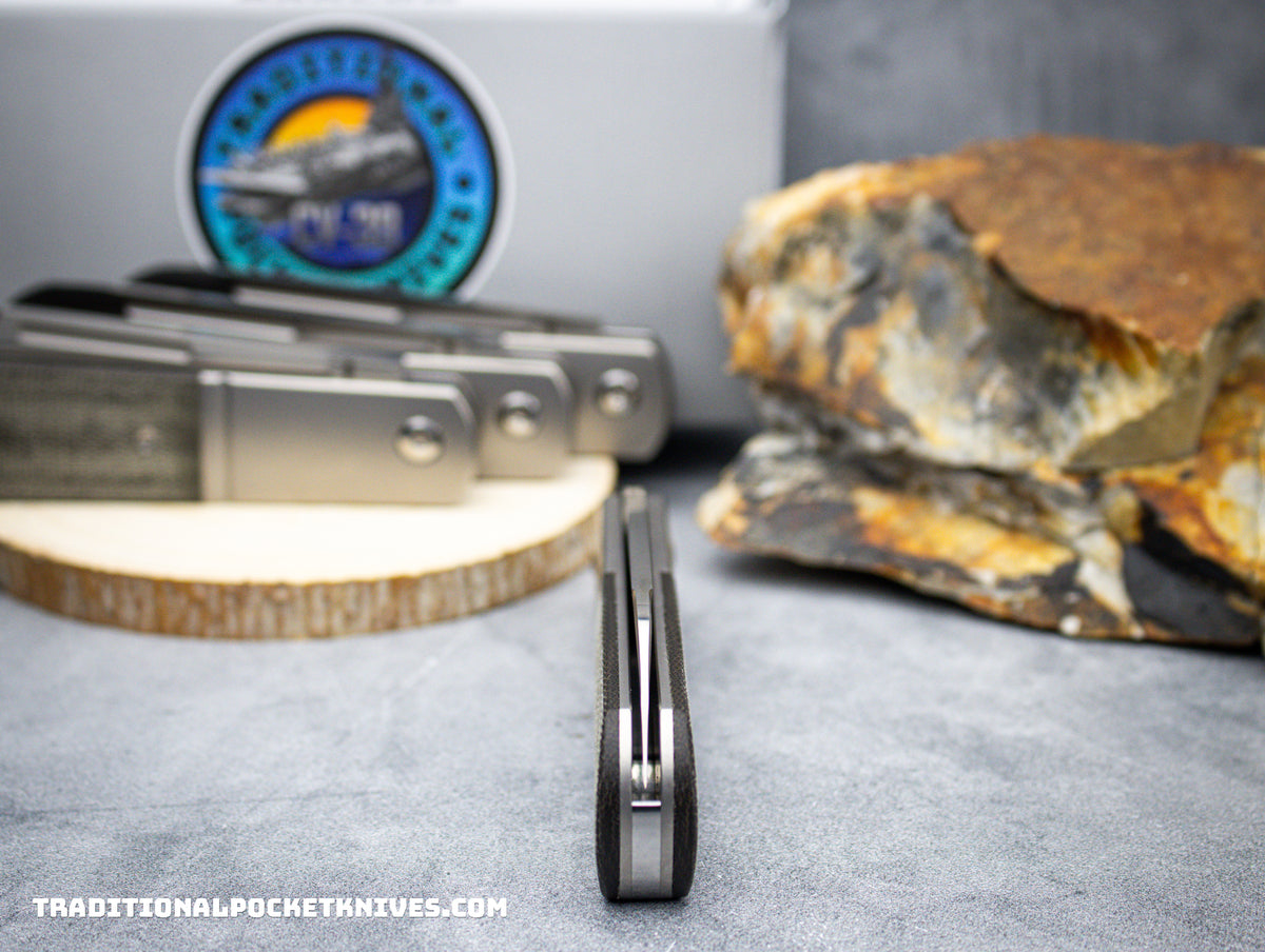 Lake Champlain Barlow: Sheepsfoot - Green Micarta