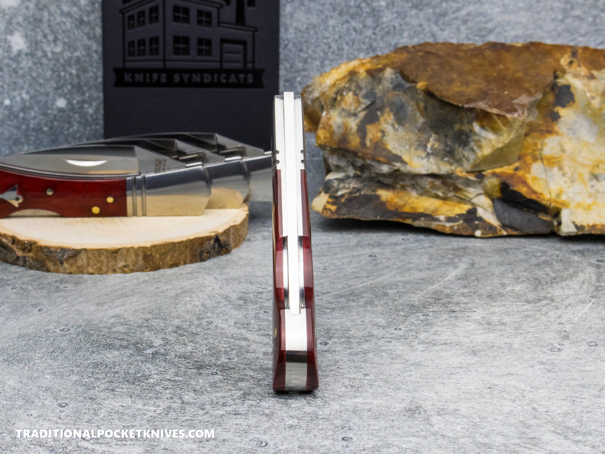 Finch Lady Outlaw Rouge Smooth Bone - Sugar House Knife Syndicate Series