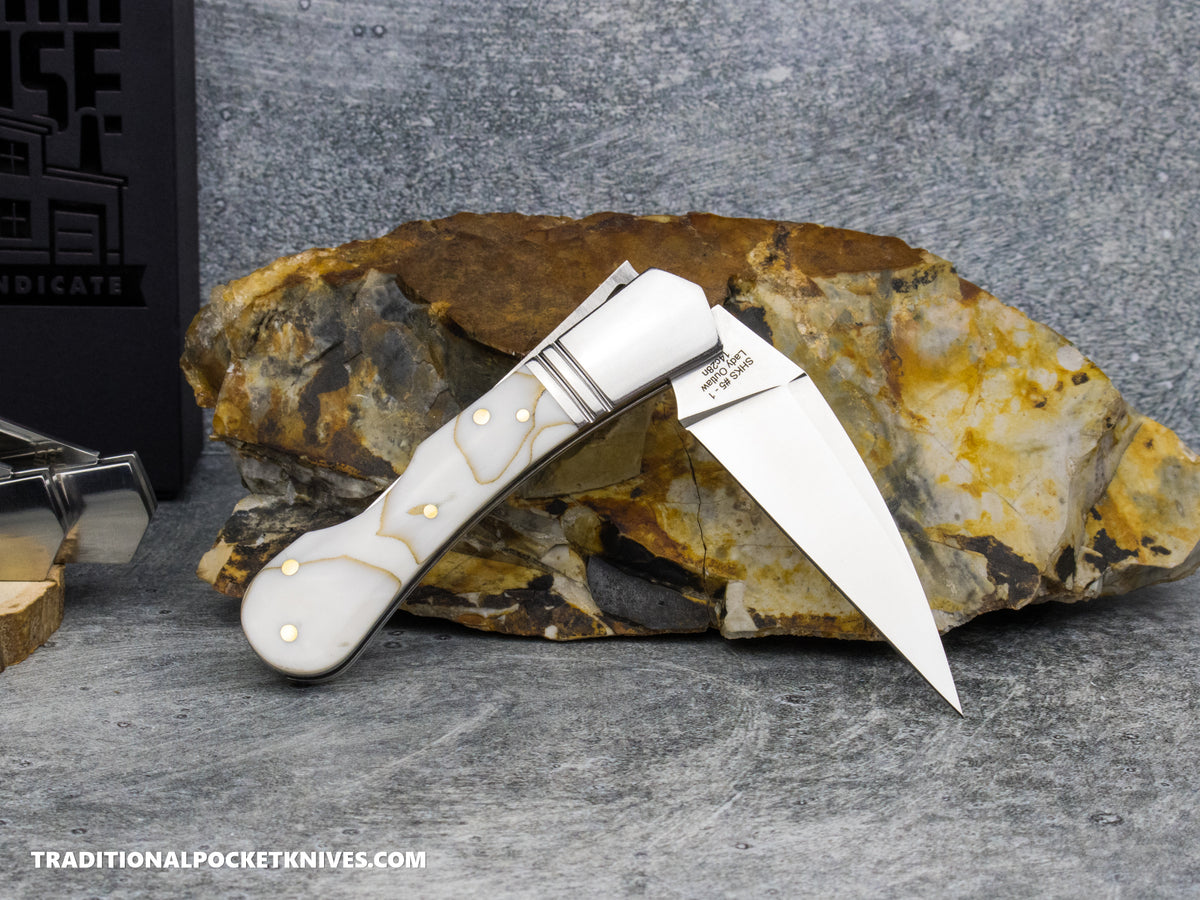 Finch Lady Outlaw Ice Queen Resin - Sugar House Knife Syndicate Series