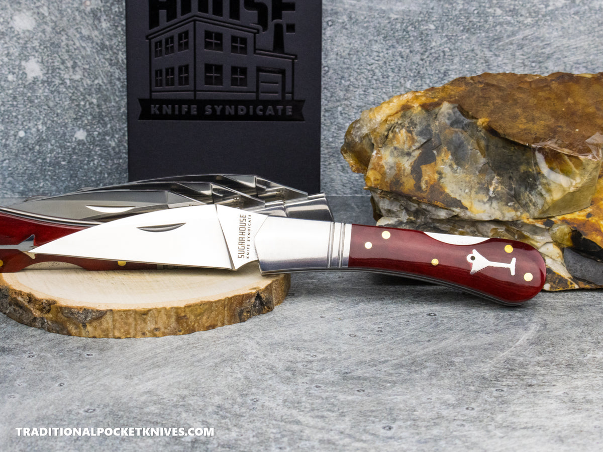 Finch Lady Outlaw Rouge Smooth Bone - Sugar House Knife Syndicate Series