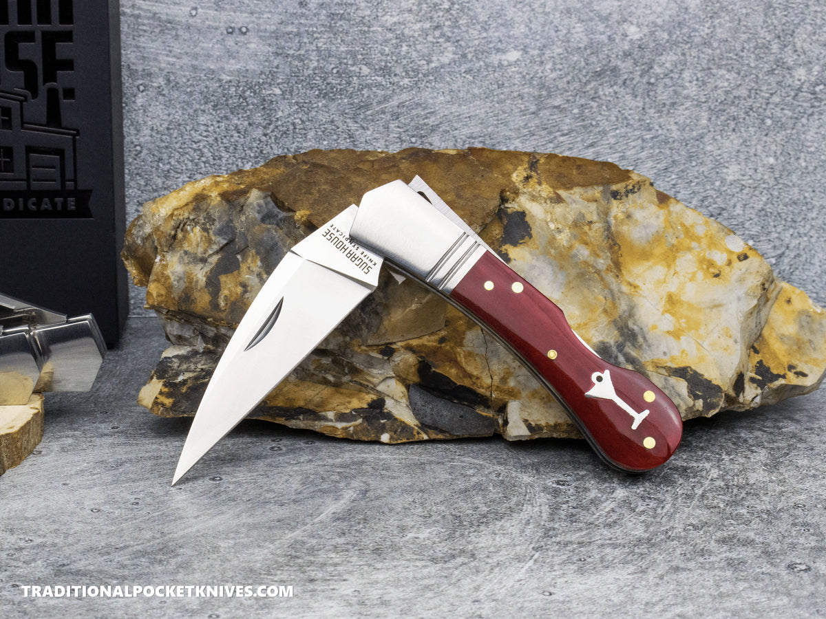 Finch Lady Outlaw Rouge Smooth Bone - Sugar House Knife Syndicate Series