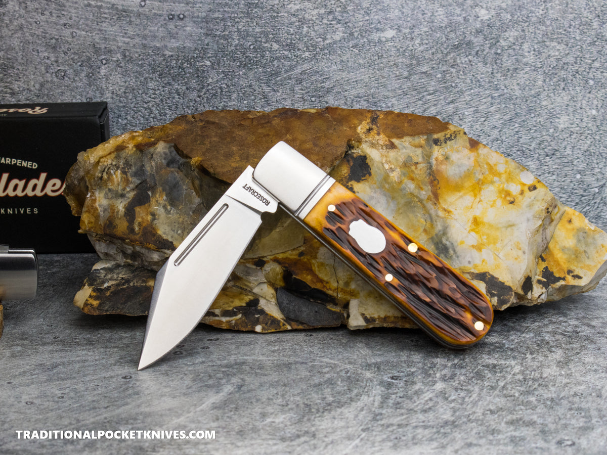 RoseCraft Blades Loosahatchie Jack Dapper Jigged Bone (RCT010-DJB)