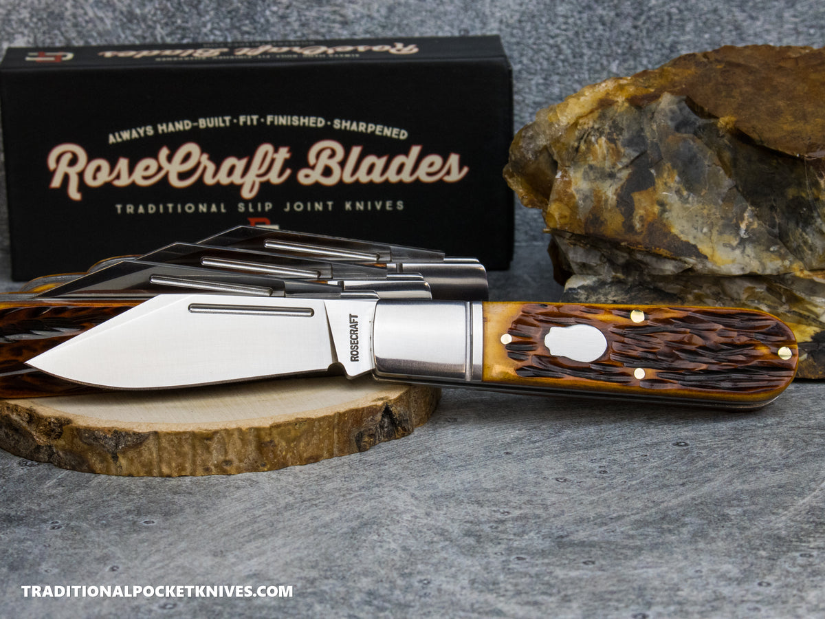 RoseCraft Blades Loosahatchie Jack Dapper Jigged Bone (RCT010-DJB)