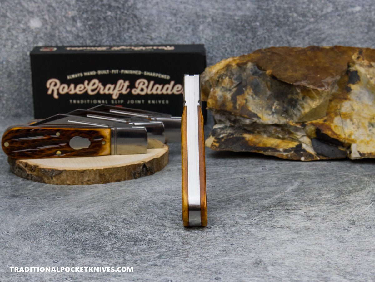 RoseCraft Blades Loosahatchie Jack Dapper Jigged Bone (RCT010-DJB)