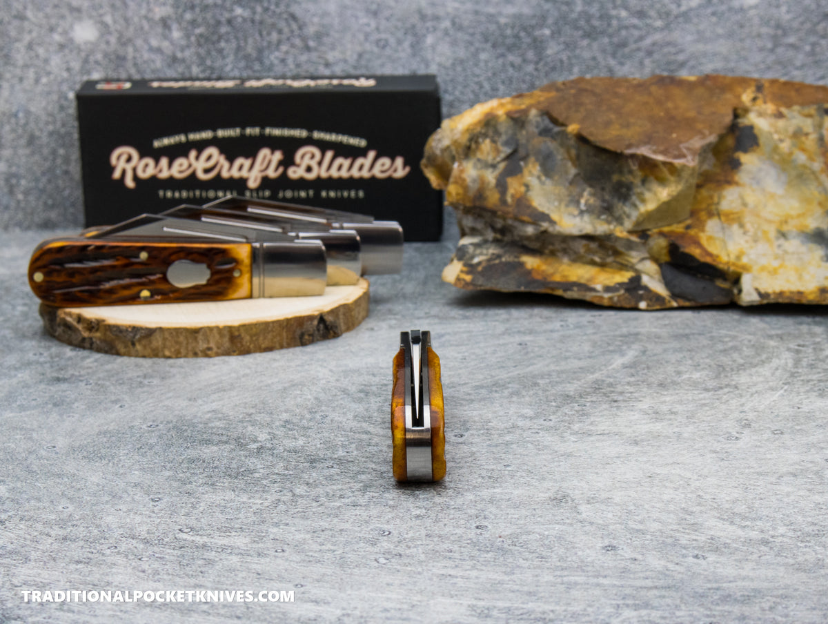 RoseCraft Blades Loosahatchie Jack Dapper Jigged Bone (RCT010-DJB)
