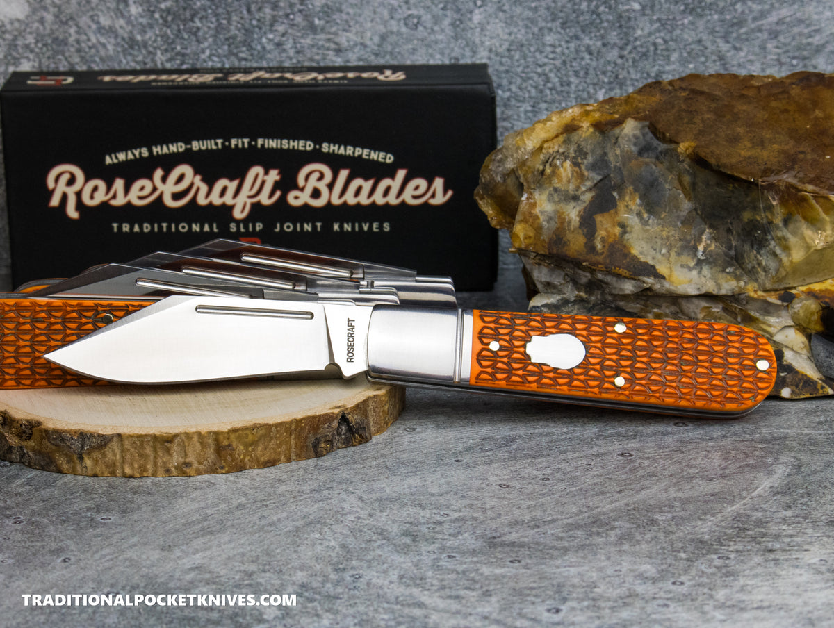 RoseCraft Blades Loosahatchie Jack Dragon Scale Jigged Bone (RCT010)