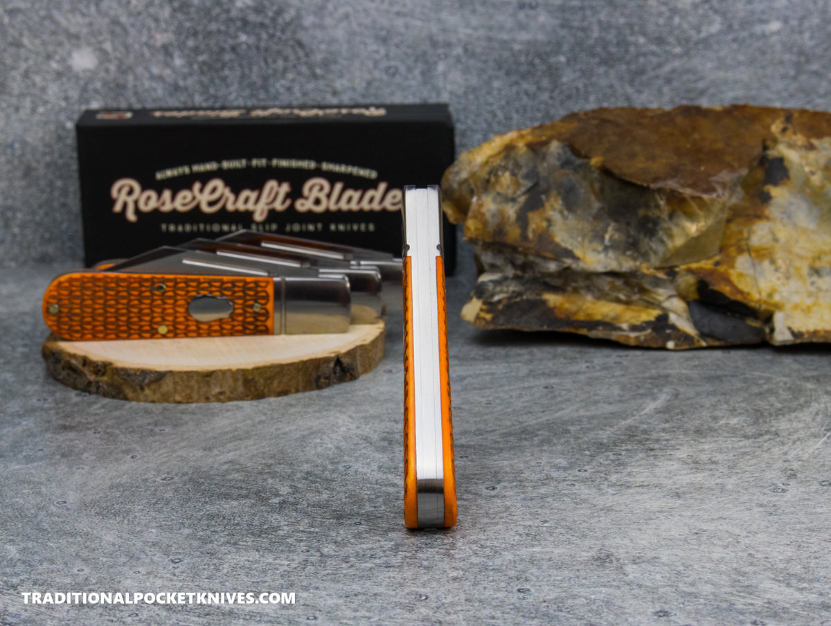 RoseCraft Blades Loosahatchie Jack Dragon Scale Jigged Bone (RCT010)