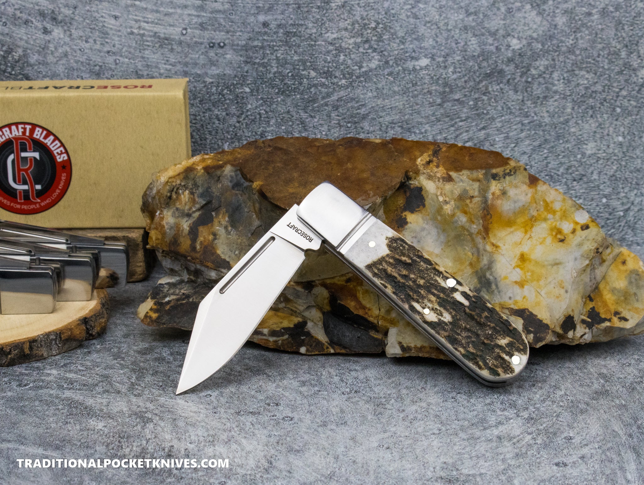 RoseCraft Blades Loosahatchie Jack Stag (RCT010-STG) - C. Risner