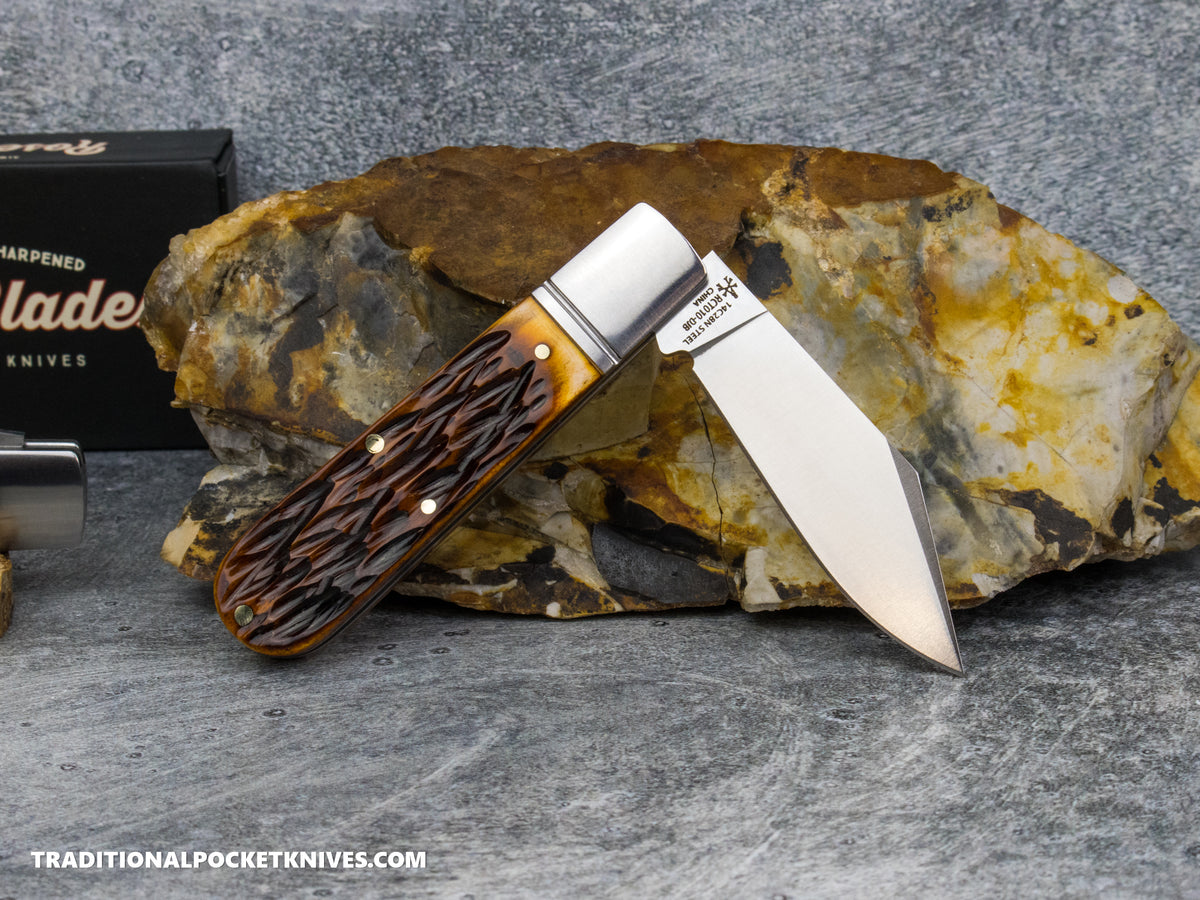 RoseCraft Blades Loosahatchie Jack Dapper Jigged Bone (RCT010-DJB)