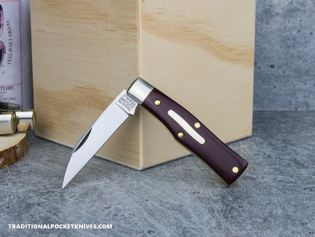 Great Eastern Cutlery #220124 Tidioute Cutlery Magnum Red Stone ESPL